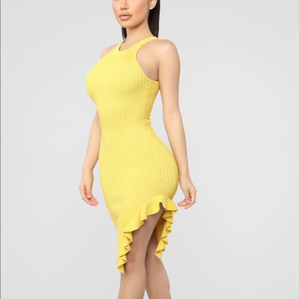 Ribbed Mini Dress